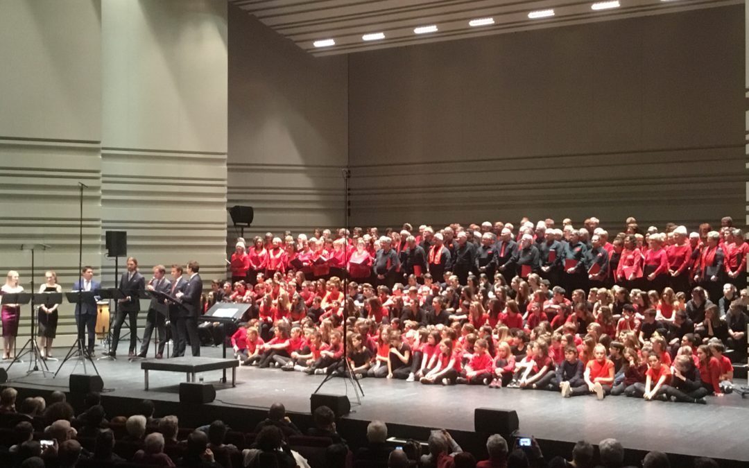 La chorale du collège à la « Folle Journée » à Nantes