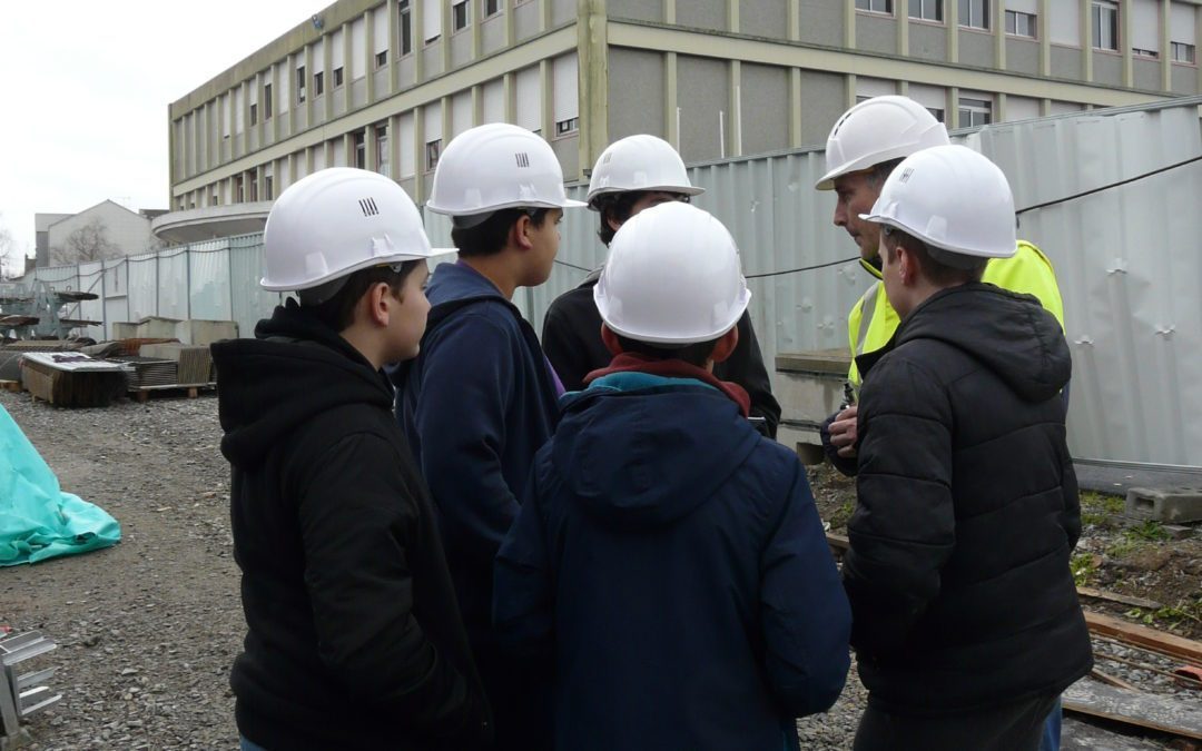 INTERVIEW SUR LE CHANTIER DU COLLEGE